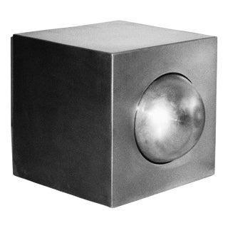 Small Object 4 in Brushed Stainless Steel by Valeria Vasi For Sale