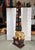 Mid 20th Century Large Italian Grand Tour Style Handpainted & Gilded Obelisk of the Minerva With Semi-Precious Stone Specimens For Sale - Image 5 of 12