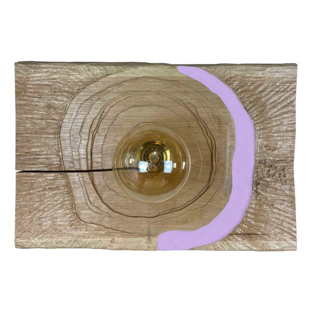 Light Purple Spinning Top Lamp by Pietro Meccani for Meccani Design For Sale