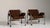 Chocolate 1980-1989 Czech Republic Deep Espresso Brown Pair Of Chrome-Frame Lounge Chairs For Sale - Image 8 of 11