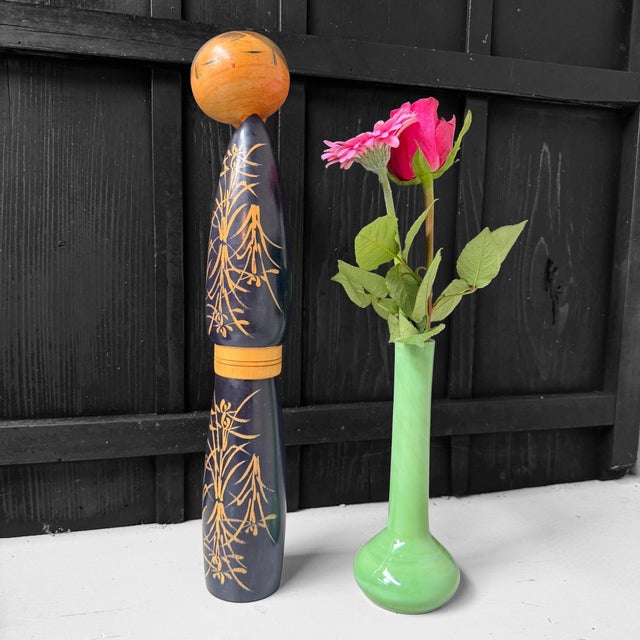 Contemporary Sato Suigai, Sōsaku Kokeshi Semishigure, 1970s, Wood For Sale - Image 3 of 13