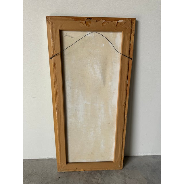 Vintage Haitian Folk Art Wildlife Jungle Scene Oil on Canvas – Framed For Sale - Image 13 of 13