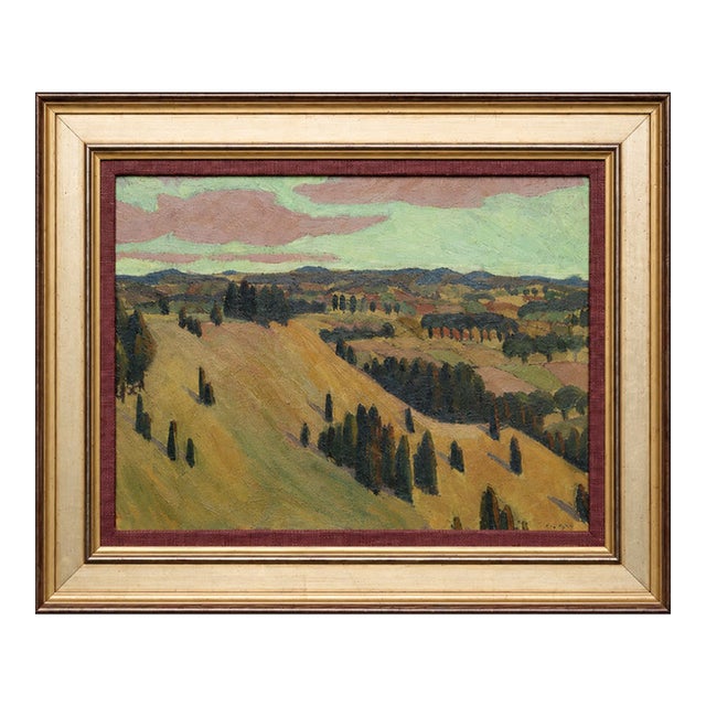 Thomas Albert Stone (1894–1978) – Canadian Fauvist Landscape Oil Painting, Framed For Sale