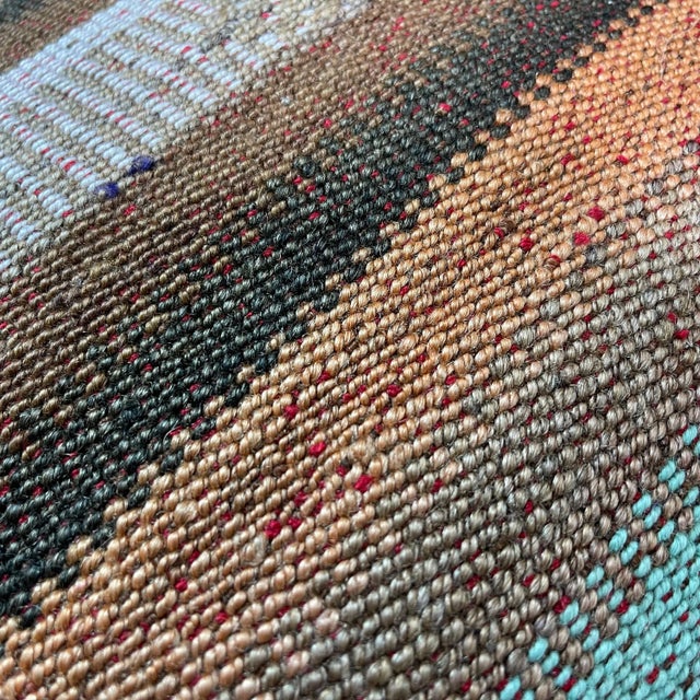 Anatolian Handwoven Kilim Cushion Cover For Sale - Image 4 of 11