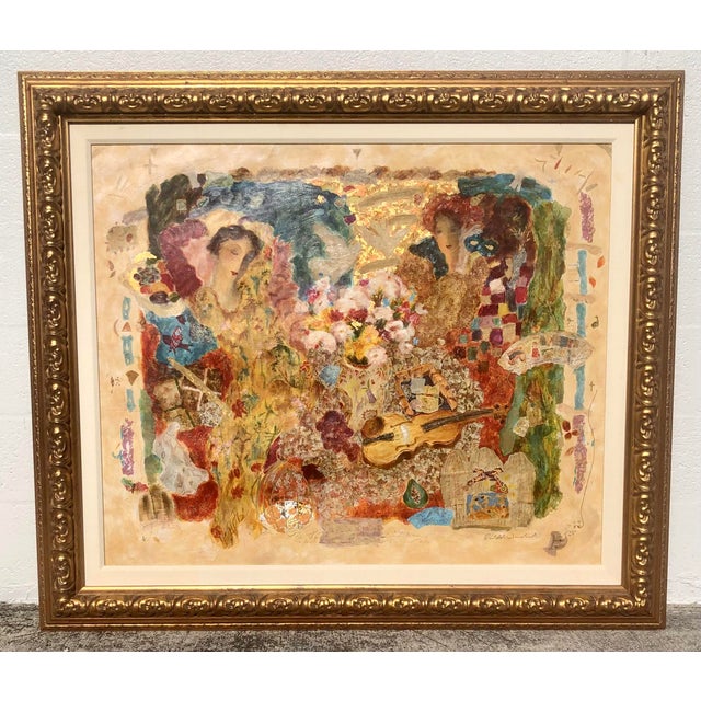 “By Some Golden Thread” Roy Fairchild Hand Signed & Numbered Serigraph on Canvas For Sale - Image 17 of 17