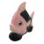 Mid-Century Modern Mid-Century California Pottery Pink & Black Ceramic Angel Fish Pocket Planter For Sale - Image 3 of 6