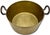 Brass Very Large Mid 1800s Antique Heavy Brass & Hand Wrought Iron Hearth or Stove Top Cooking Pot 18 Inches Long! For Sale - Image 8 of 18
