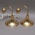 Gold Vintage Trump Shape Lights in Brass by Börje Claes for Norlett Elit, 1960s, Set of 2 For Sale - Image 8 of 11
