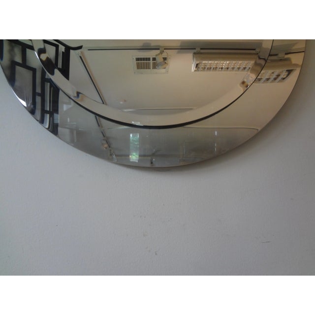 Cristal Arte Italian Modern Fontana Arte Inspired Beveled Mirror For Sale - Image 4 of 10