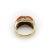 1960s 14k Gold Coral and Diamond Modernist Ring Size 7.75 For Sale In Los Angeles - Image 6 of 10