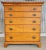 Beautiful hand made tiger maple Chippendale tall dresser. Late 18th early 19th century. Crafted in solid tiger maple....