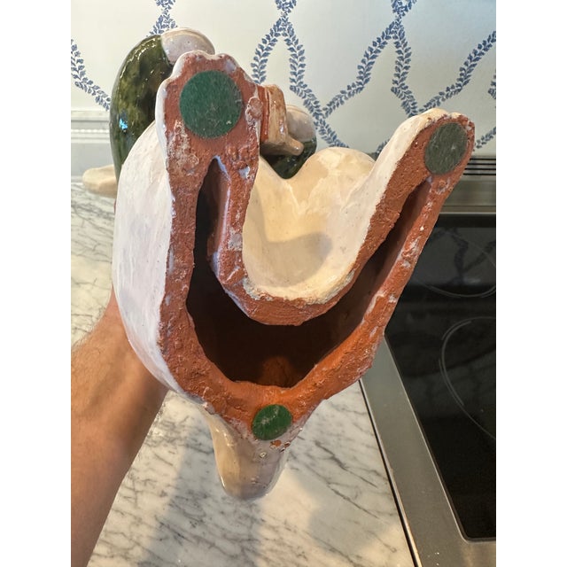 White Mid 20th Century Ceramic Bunnies - A Pair For Sale - Image 8 of 13