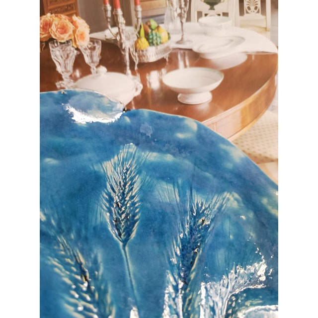 Ceramic Roman Ears of Wheat Plate by Daniela Proietti For Sale - Image 7 of 8