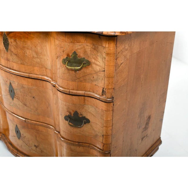 Antique Walnut Vitrine Cabinet For Sale - Image 12 of 13