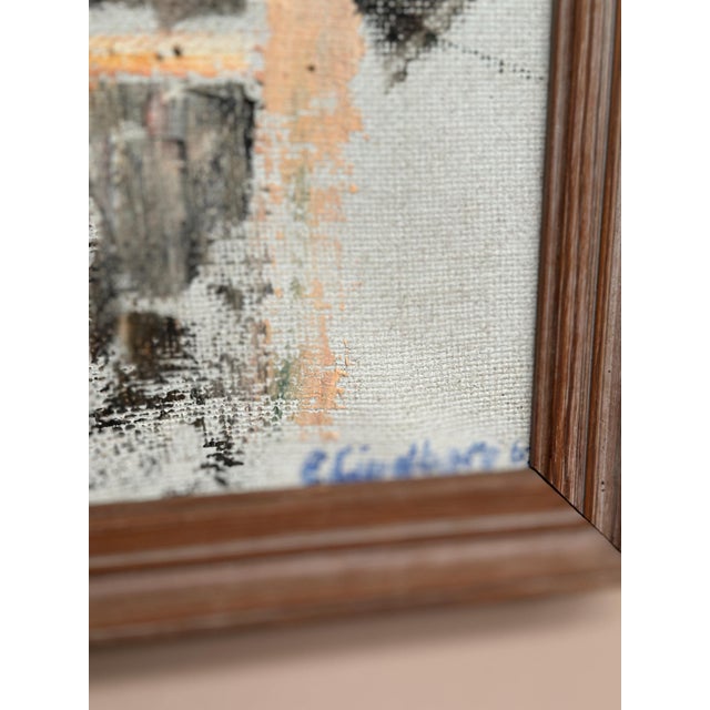 Eivor Lindberg, Abstract Composition, 1967, Oil on Canvas, Framed For Sale - Image 6 of 18