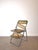 Chrome and Acrylic Folding Chair by Giancarlo Piretti For Sale - Image 6 of 6