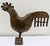 1940's French Folk Art Welded Sheet Iron 21" Tall Chicken Sculpture Full body construction. Interesting boss eyes and tail...
