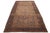 This Bakshaeish Persian hand-knotted rug showcases a striking brown field enhanced by multicolored accents, intricately...