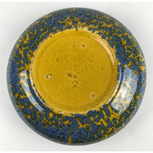 Vintage Artisan Ceramic Fruit Bowl For Sale - Image 10 of 11