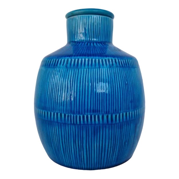 Swedish Ceramic Lid Bottle by Hertha Bengtson, 1950s For Sale