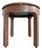 Harrison Van Horn Round Game Table Lacquered Raffia Sliding Shelf 1980s Glamour For Sale