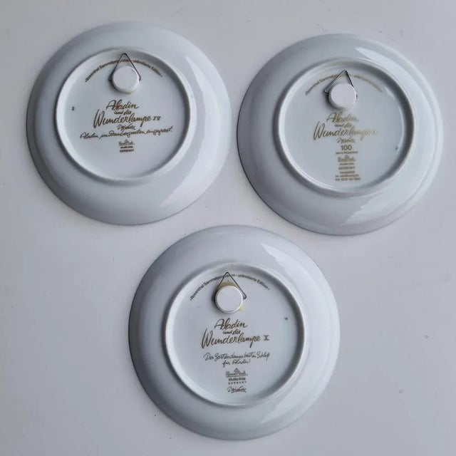 1970s Aladin Wall Plates by Bjorn Wiinblad for Rosenthal, 1979, Set of 3 For Sale - Image 5 of 6