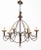 American Wrought Iron Six-Light Chandelier For Sale - Image 10 of 11