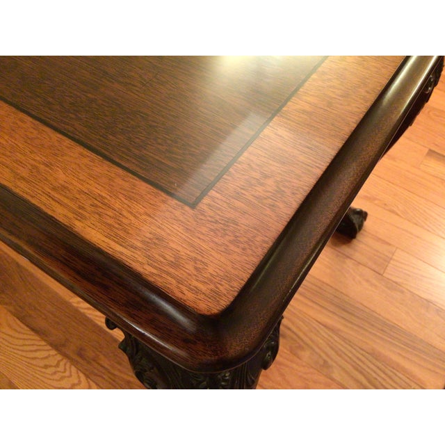 1990s 1990s Stickley Mahogany Ball and Claw End Table For Sale - Image 5 of 12