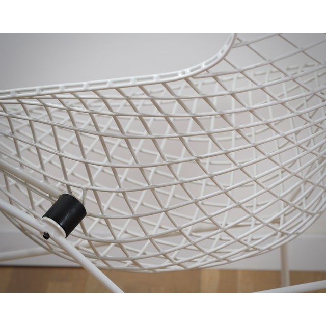 Set of Bird Chair with Ottoman by Harry Bertoia for Knoll International, 1980s For Sale - Image 6 of 10