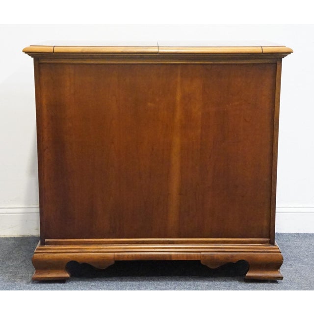 Stanley Furniture Solid Cherry Traditional Style 55" Flip Top Server Buffet For Sale - Image 17 of 18