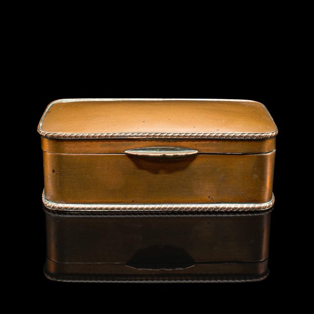 Traditional 1910's Small Antique Tobacco Tin For Sale - Image 3 of 9