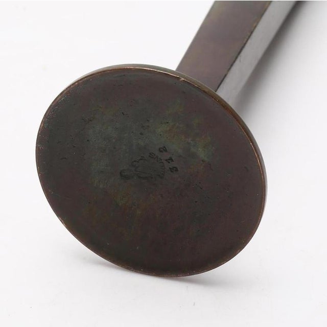 1930s Swedish Art Deco Bronze Vase attributed to GAB, 1930s For Sale - Image 5 of 6