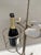 Metal Mid-Century Brutalist Hand-Forged Wrought Iron Bar or Smoking Stand, Austria, 1960s For Sale - Image 7 of 8