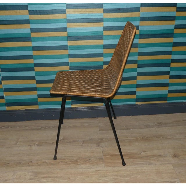 Basket Chairs in Rattan and Metal from Gian Franco Legler, 1950s, Set of 2 For Sale - Image 10 of 15