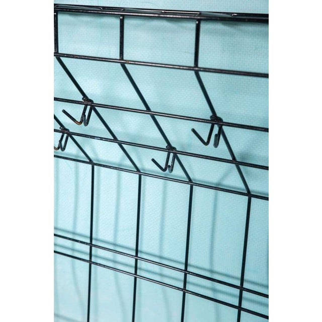 Minimalist Wall Coat Rack in Wire Steel For Sale - Image 12 of 16