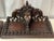 Early 19th Century Intricately Carved Anglo-Indian Wood Shelf Featuring an Elephant Head Motif. For Sale - Image 4 of 10
