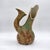 A striking 1952 Richard Ginori San Cristoforo Italian ceramic twin-neck vase with a sculptural mid-century form and richly...