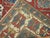 Contemporary Late 19th Century Red Field Geometric Antique Caucasian Tribal Shirvan Rug - 4' x 7'9" For Sale - Image 3 of 18