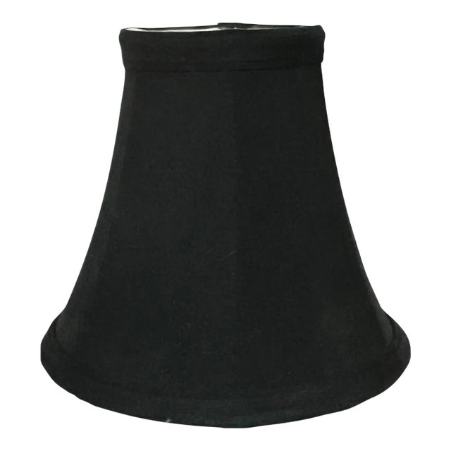 Mini Black Fabric Lampshade / White Fabric Lining For Sale