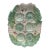 19th Century Rare Majolica Artichoke Platter Longchamp For Sale
