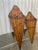 Pair of Graduated Sized Bamboo Wall Pockets. Great With or Without Plants/Arrangements. LG: 12.5”W x 7”D x 34”H MD:...