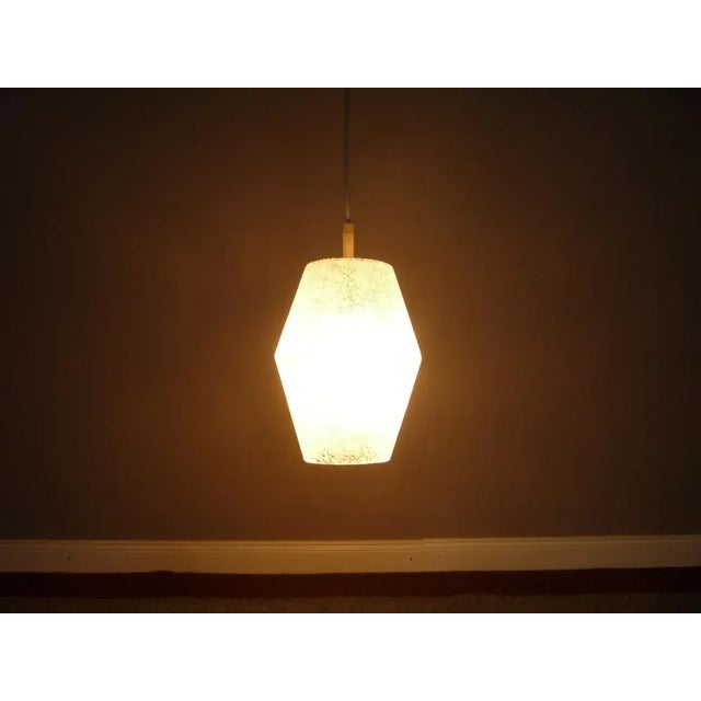 Mid-Century Modern Mid-Century Glass Pendant Lamp, 1960s For Sale - Image 3 of 10