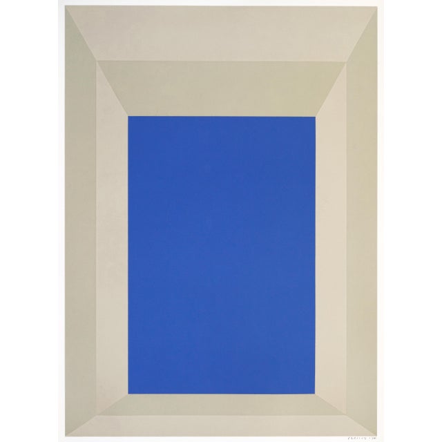 Bauhaus 1972 Josef Albers Munich Olympics Silkscreen Poster For Sale - Image 3 of 6