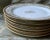 1900 - 1909 French Porcelain Dinner Plates - Hand Painted Set of 6 For Sale - Image 5 of 10