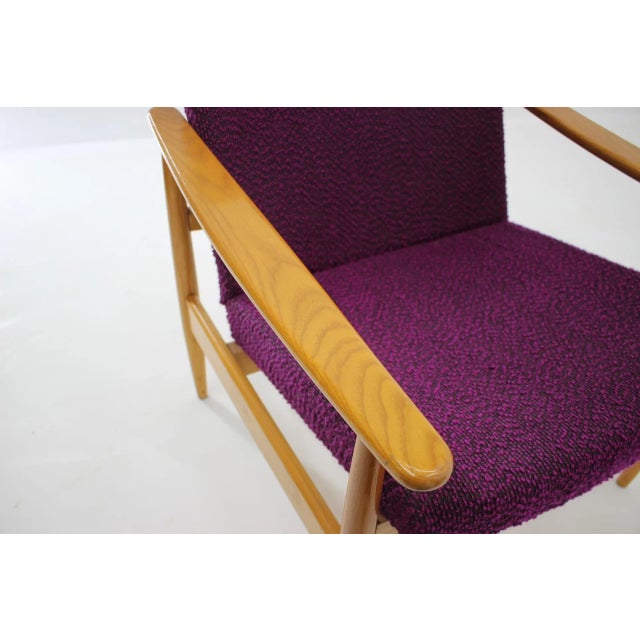 Armchairs, Czechoslovakia, 1960s, Set of 2 For Sale - Image 10 of 13