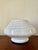 Metal Opaline Globe Table Lamp, 1980s For Sale - Image 7 of 8