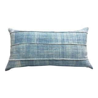 Faded Indigo Lumbar Pillow For Sale