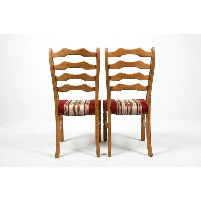 Set of 4 Danish Mid Century Dining Chairs For Sale - Image 11 of 14