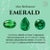 Metal Bewitching Elate Ring With Emerald & Double Halo Diamonds Size 6 For Sale - Image 7 of 10