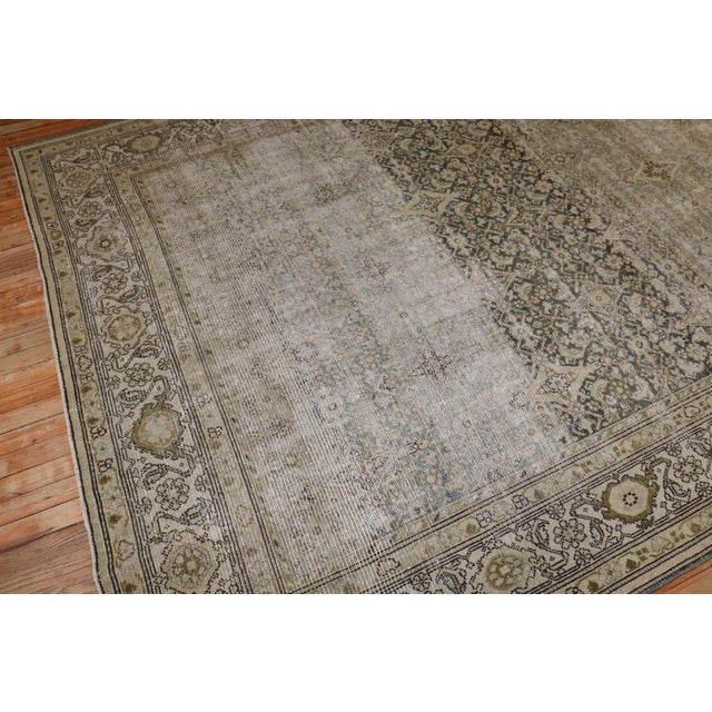 Early 20th Century Green Persian Gallery Malayer Rug - 7' x 13'5" For Sale In New York - Image 6 of 8